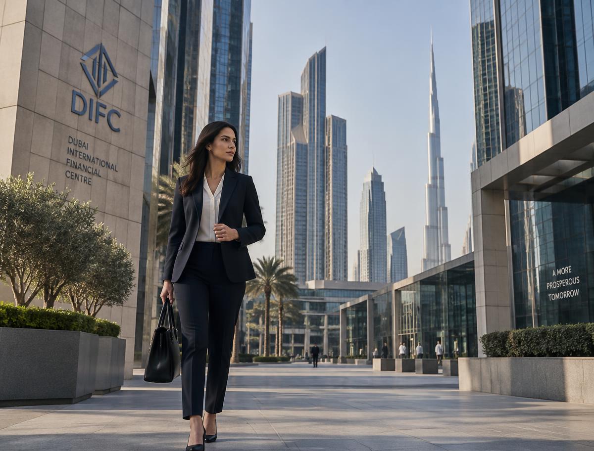 Quartier d'affaires du DIFC à Dubaï